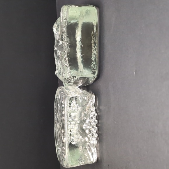VGT,Clear Art Glass Pilgrim Owl Bookends. - Picture 6 of 8